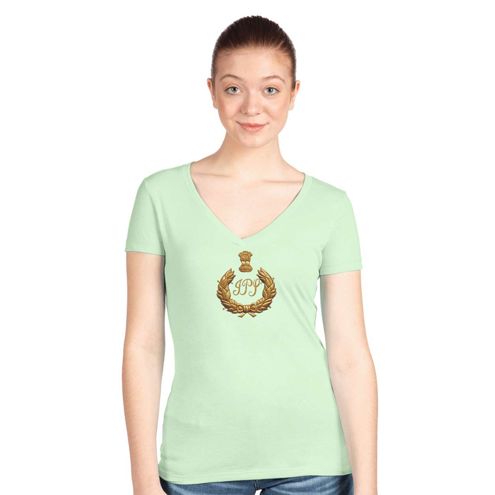 Women's IPS India  Next Level V-Neck T-Shirt