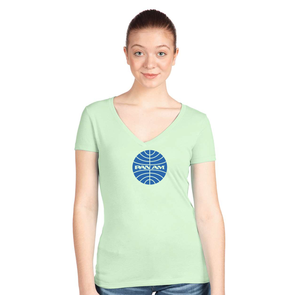Women's Pan Am  Next Level V-Neck T-Shirt