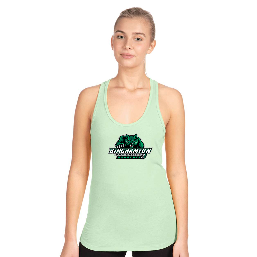 Women's Binghamton Bearcats  Next Level Ideal Racerback Tank