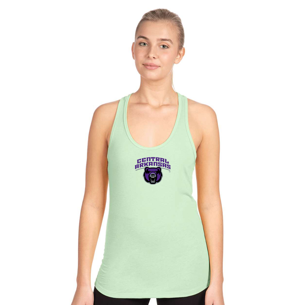 Women's Central Arkansas Bears  Next Level Ideal Racerback Tank