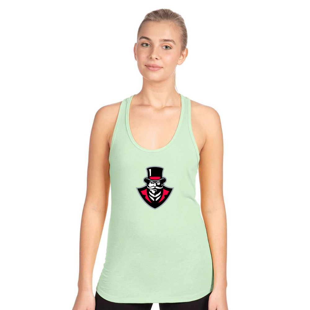 Women's Austin Peay Governors  Next Level Ideal Racerback Tank