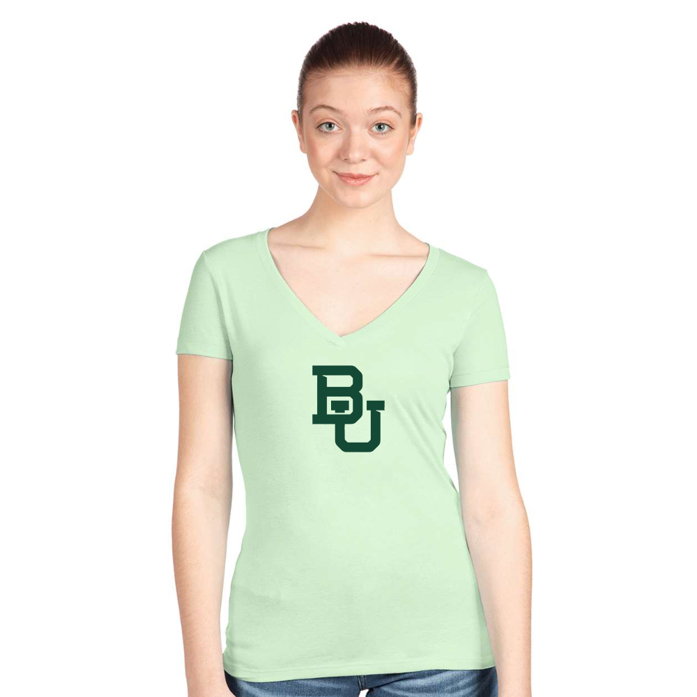Women's Baylor Bears Next Level V-Neck T-Shirt