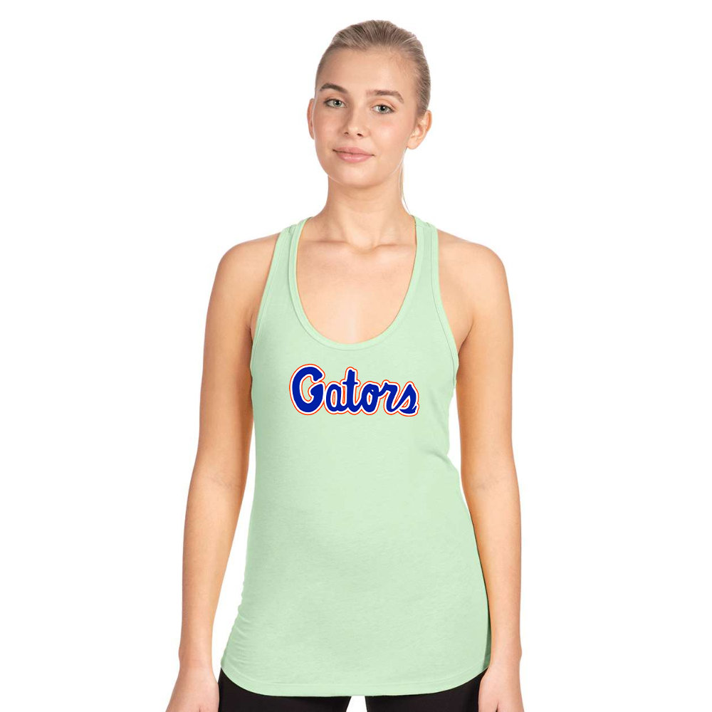 Women's  Florida Gators Script Next Level Ideal Racerback Tank