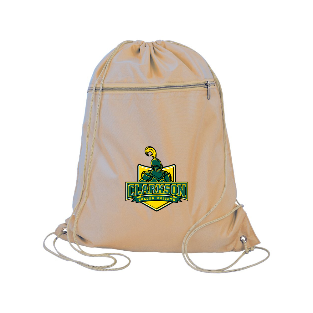 Clarkson Golden Knights Q-Tees - Polyester Cinchpack