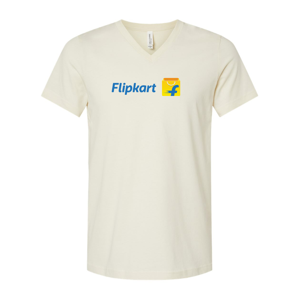 Flipkart BELLA  CANVAS - Jersey V-Neck T-Shirt