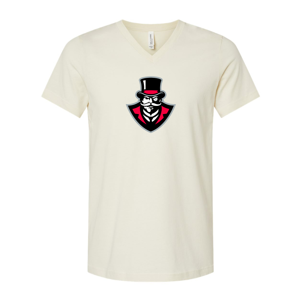Austin Peay Governors BELLA  CANVAS - Jersey V-Neck T-Shirt