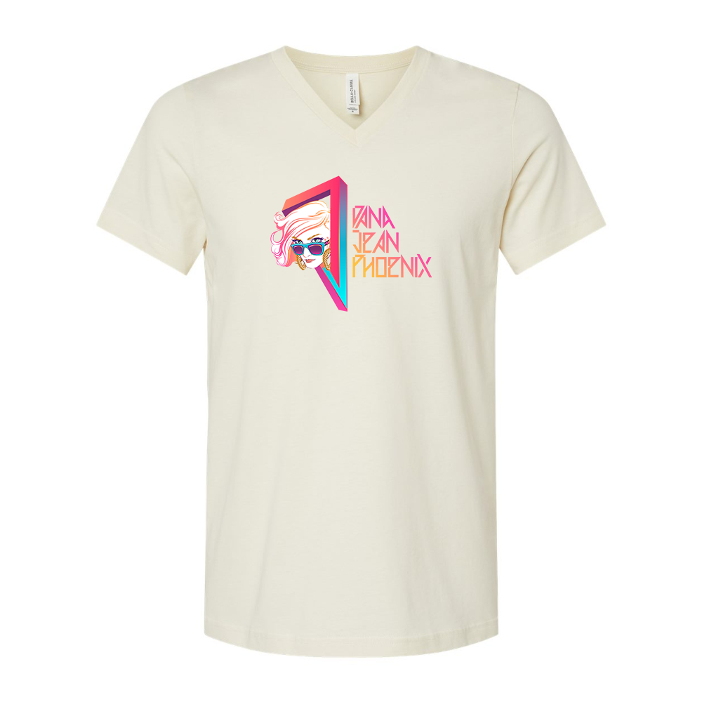 Dana Jean Phoenix BELLA  CANVAS - Jersey V-Neck T-Shirt