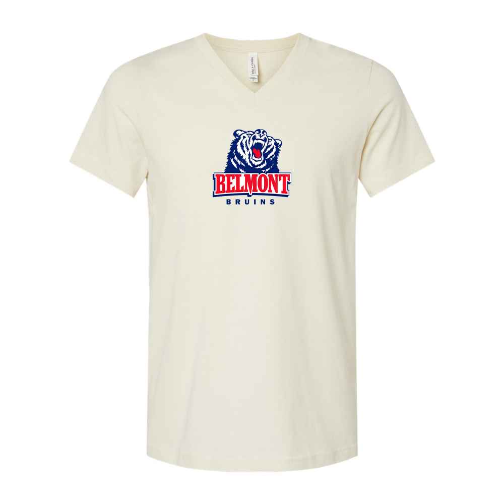 Belmont Bruins  BELLA  CANVAS - Jersey V-Neck T-Shirt
