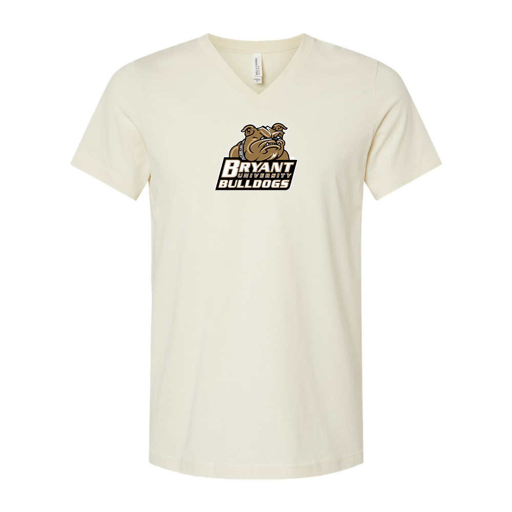 Bryant Bulldogs BELLA  CANVAS - Jersey V-Neck T-Shirt
