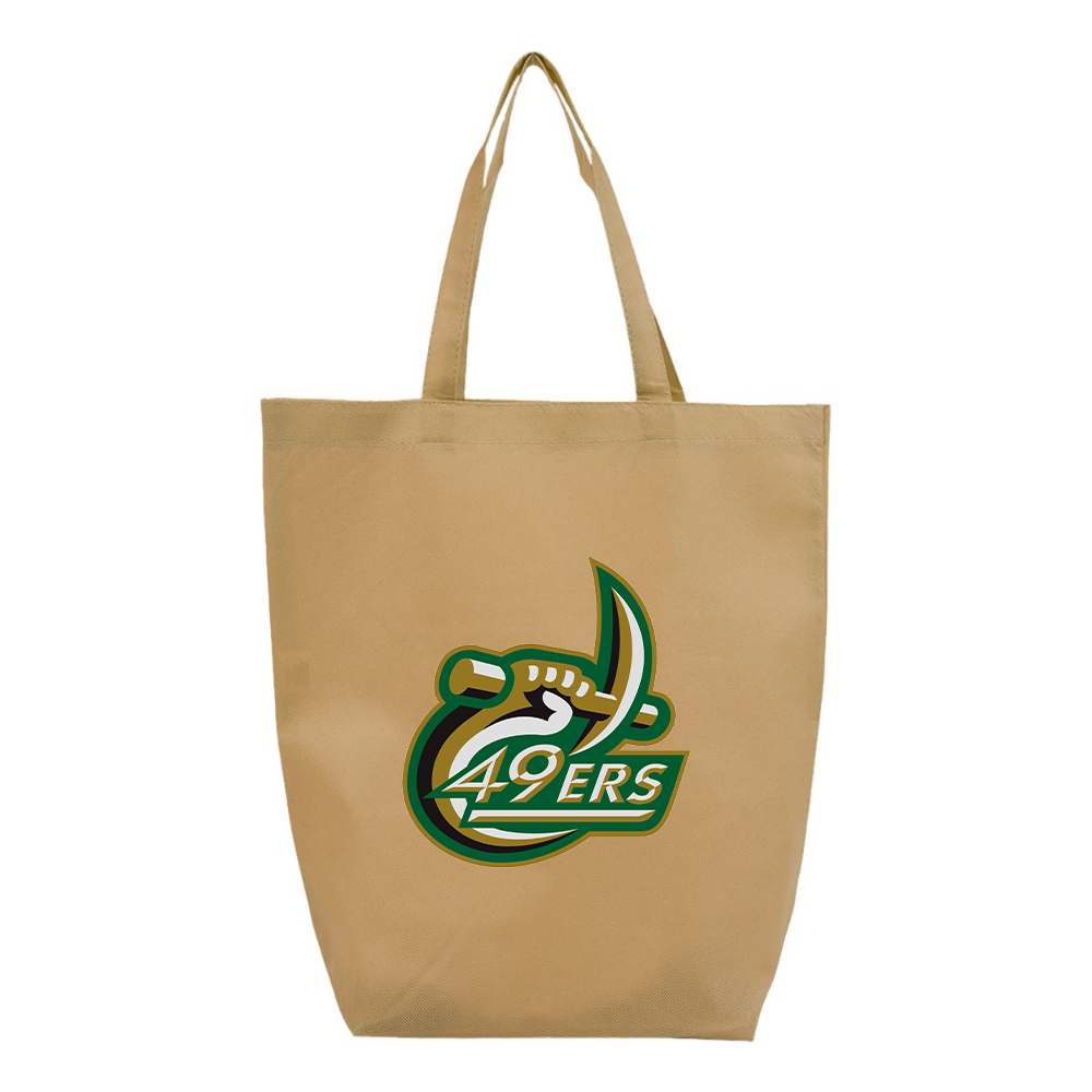 Charlotte 49ers Q-Tees Non-Woven Gusset Bottom Tote