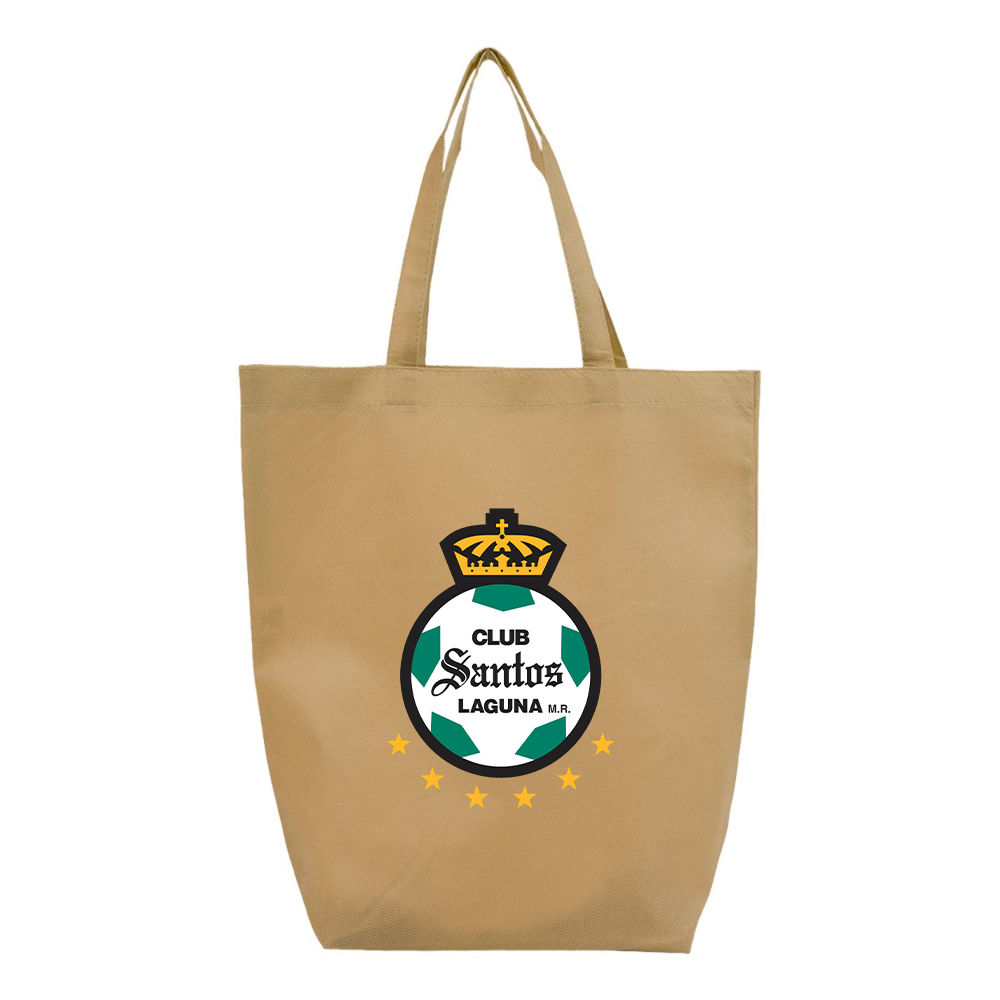 Santos Laguna Soccer Q-Tees Non-Woven Gusset Bottom Tote