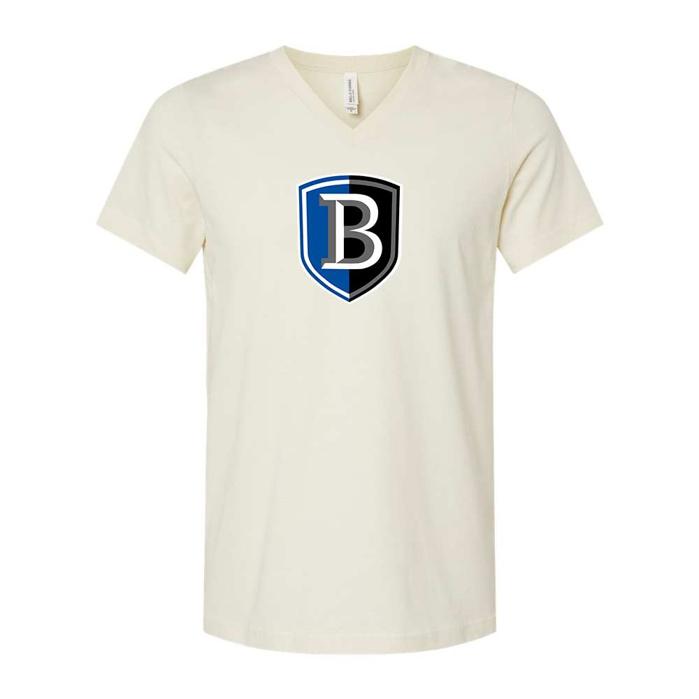 Bentley Falcons BELLA  CANVAS - Jersey V-Neck T-Shirt