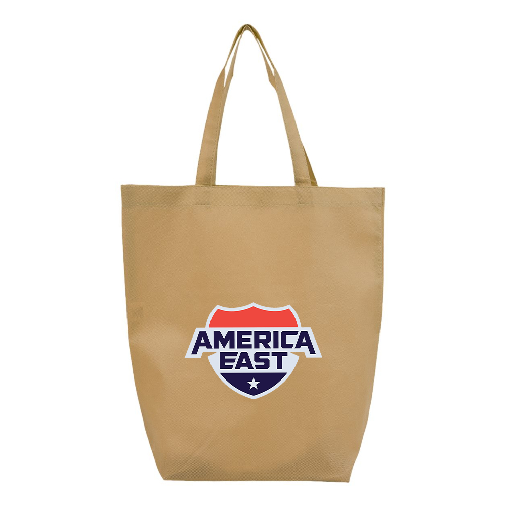 America East Conference  Q-Tees Non-Woven Gusset Bottom Tote