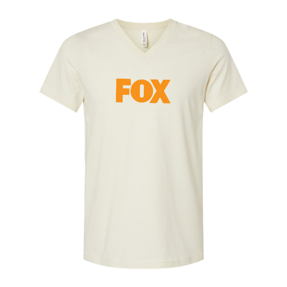 Fox BELLA  CANVAS - Jersey V-Neck T-Shirt