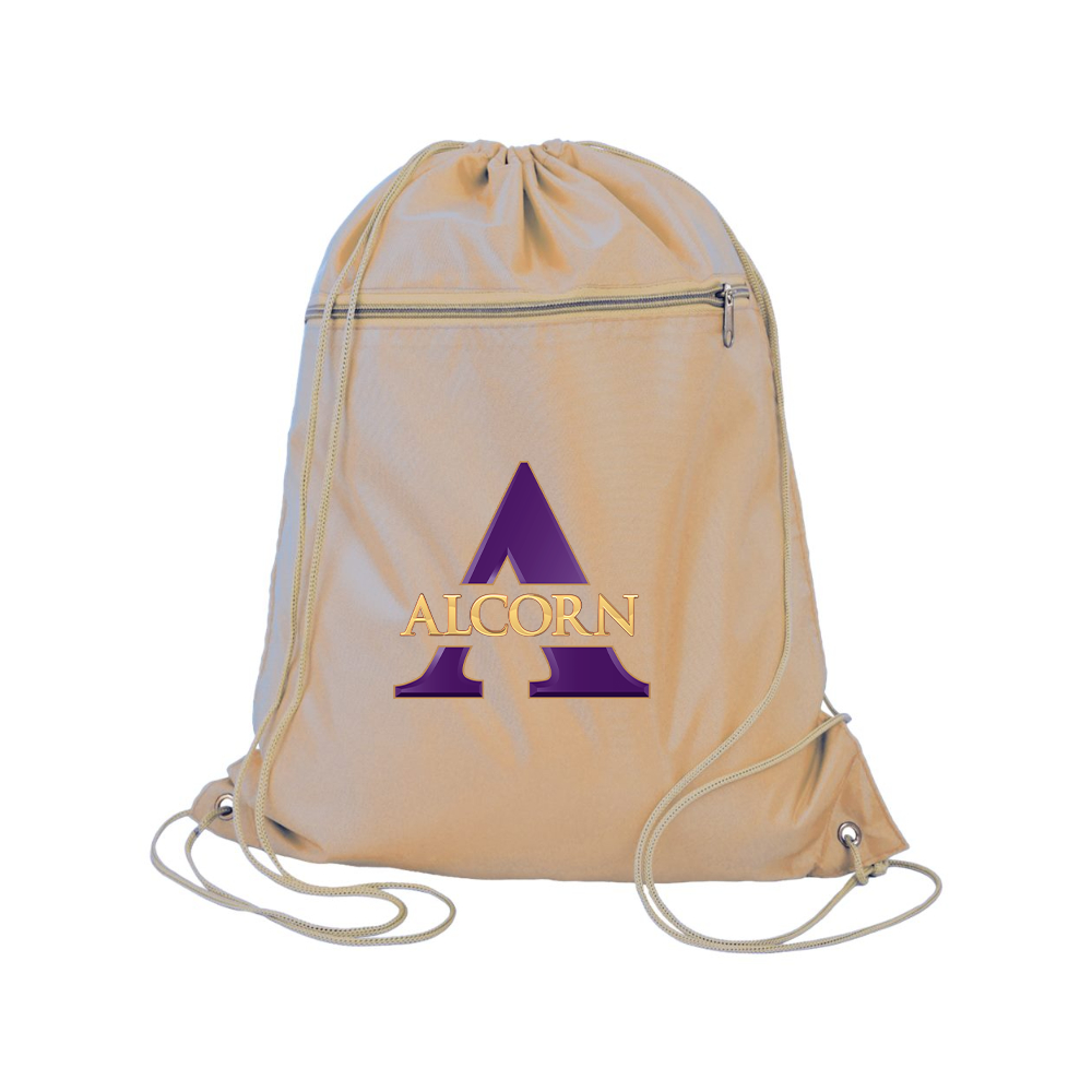 Alcorn State Braves Q-Tees - Polyester Cinchpack