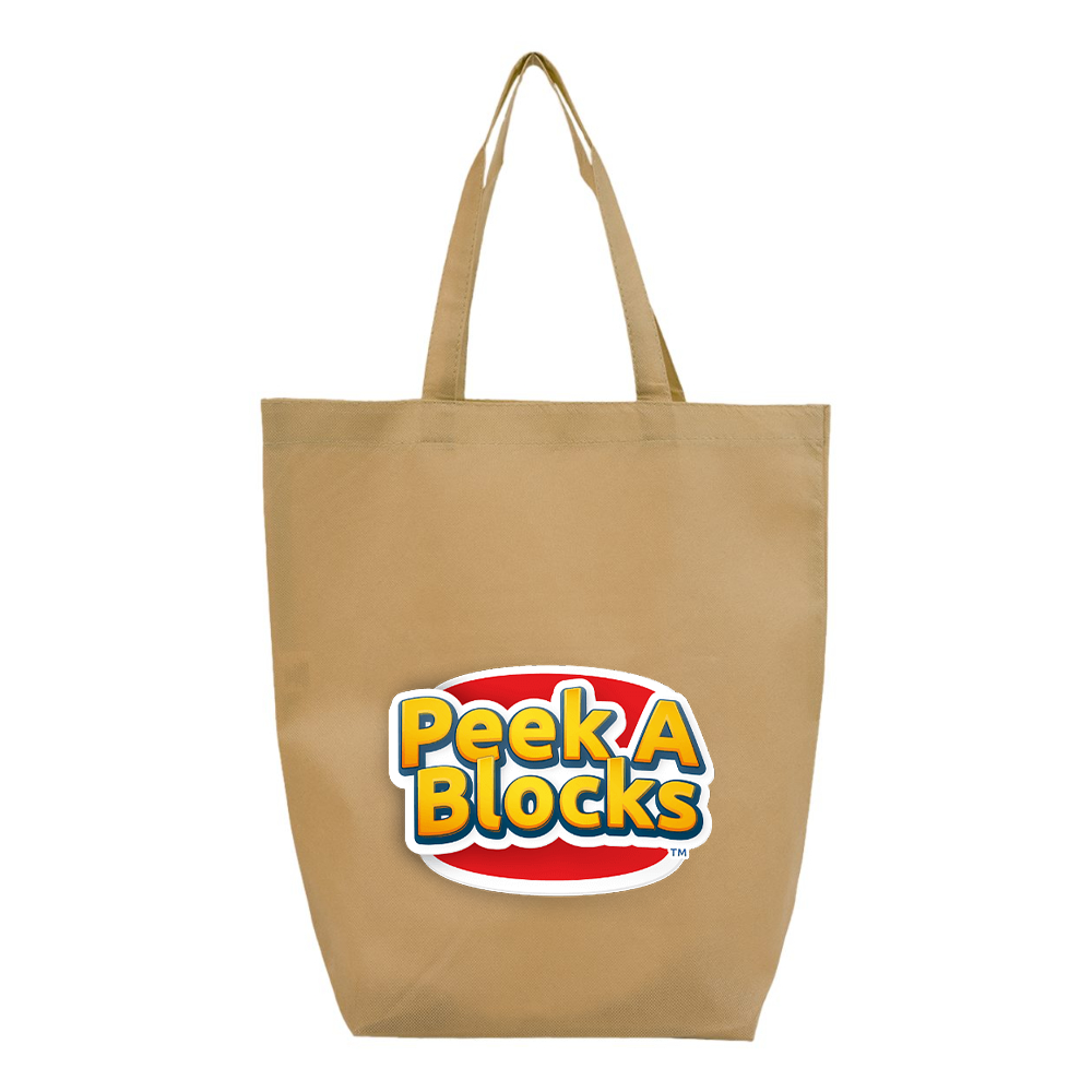 Peek A Blocks Q-Tees Non-Woven Gusset Bottom Tote