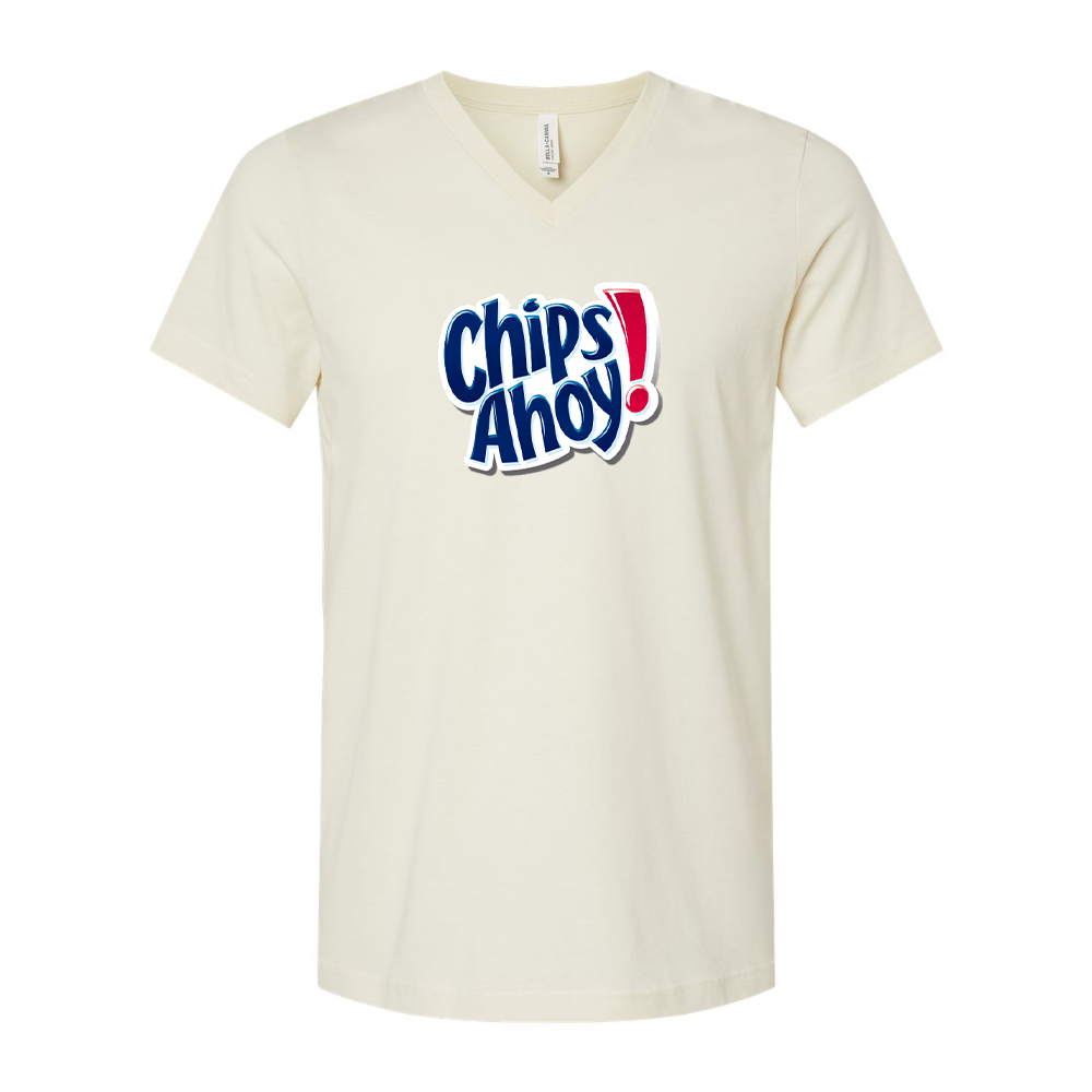 Chips Ahoy BELLA  CANVAS - Jersey V-Neck T-Shirt