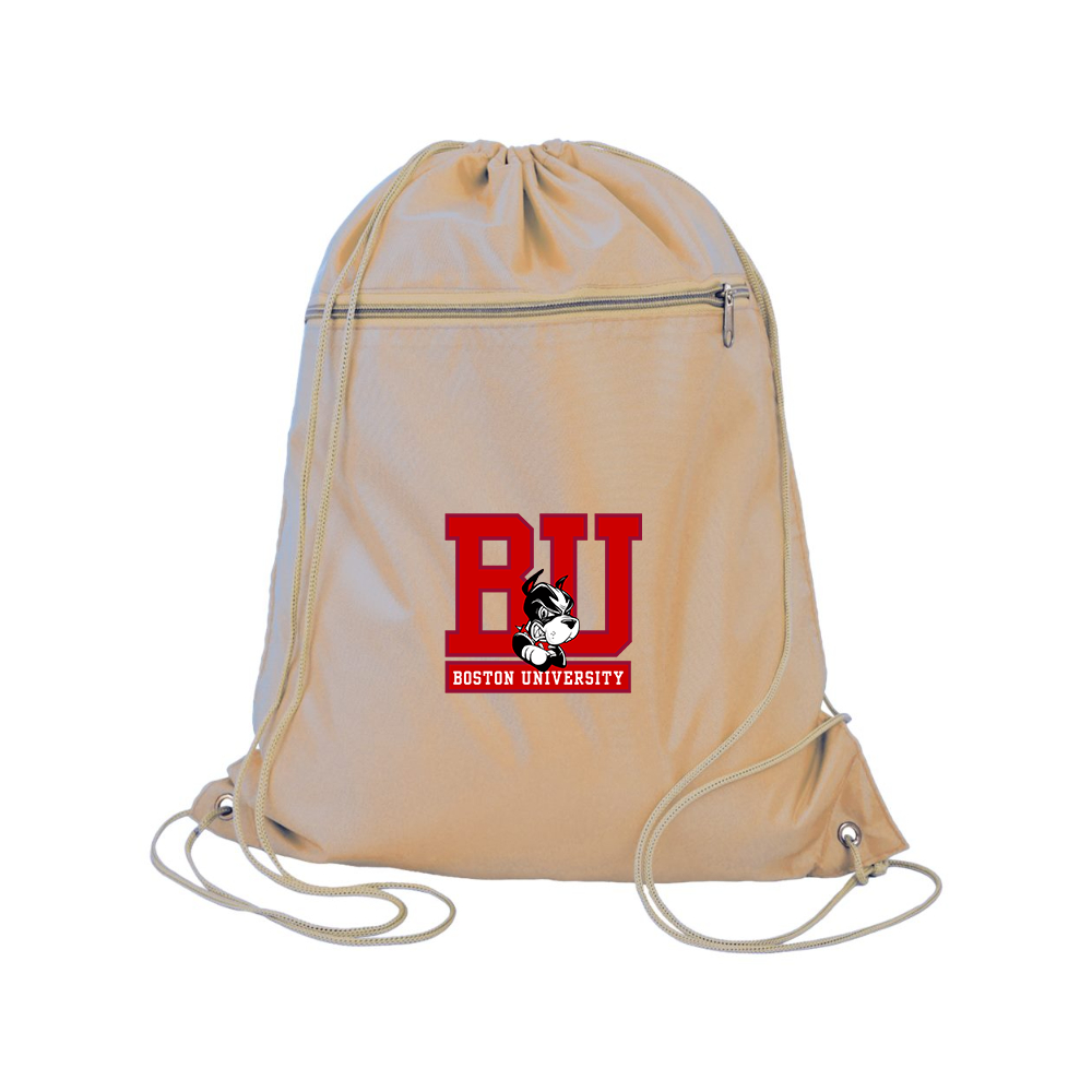 Boston University Terriers Q-Tees - Polyester Cinchpack