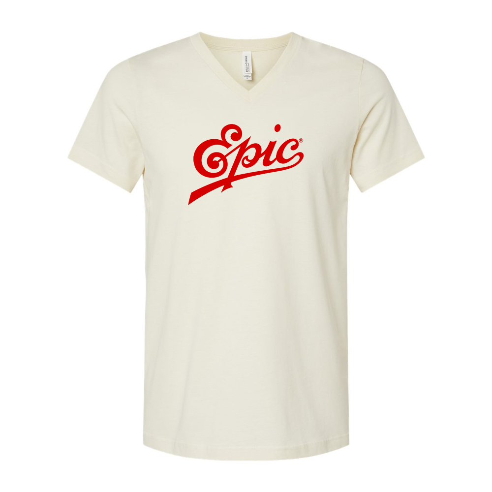 Epic Records BELLA  CANVAS - Jersey V-Neck T-Shirt