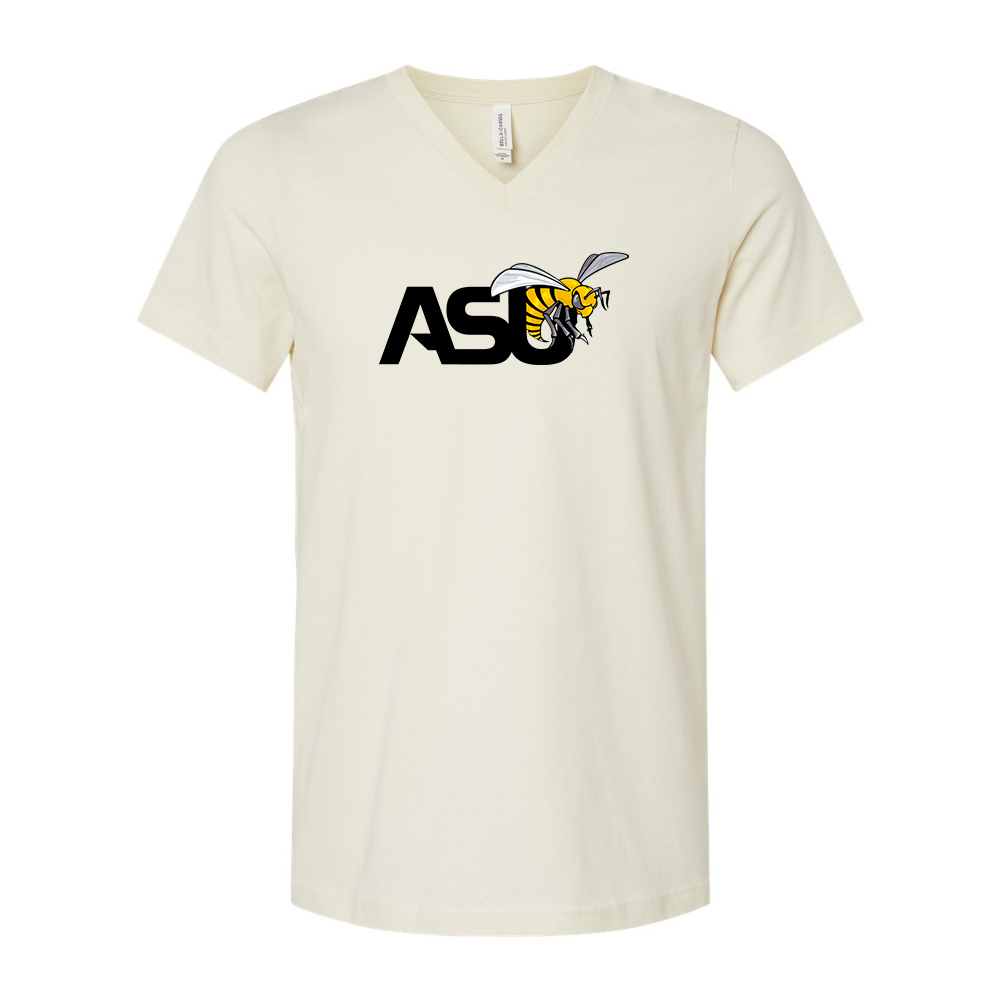 Alabama State Hornets  BELLA  CANVAS - Jersey V-Neck T-Shirt