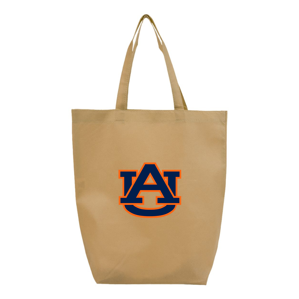 Auburn Tigers Q-Tees Non-Woven Gusset Bottom Tote