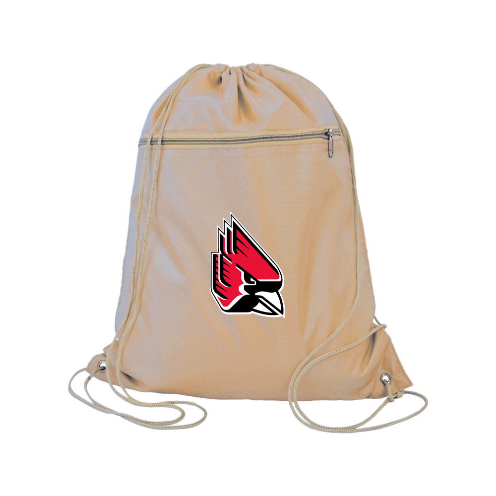 Ball State Cardinals Q-Tees - Polyester Cinchpack