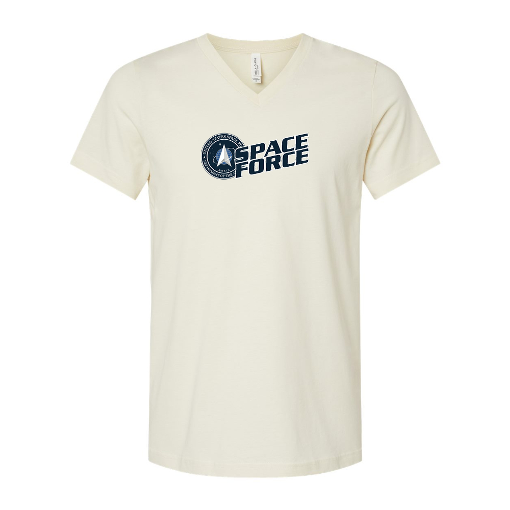 Space Force  BELLA  CANVAS - Jersey V-Neck T-Shirt