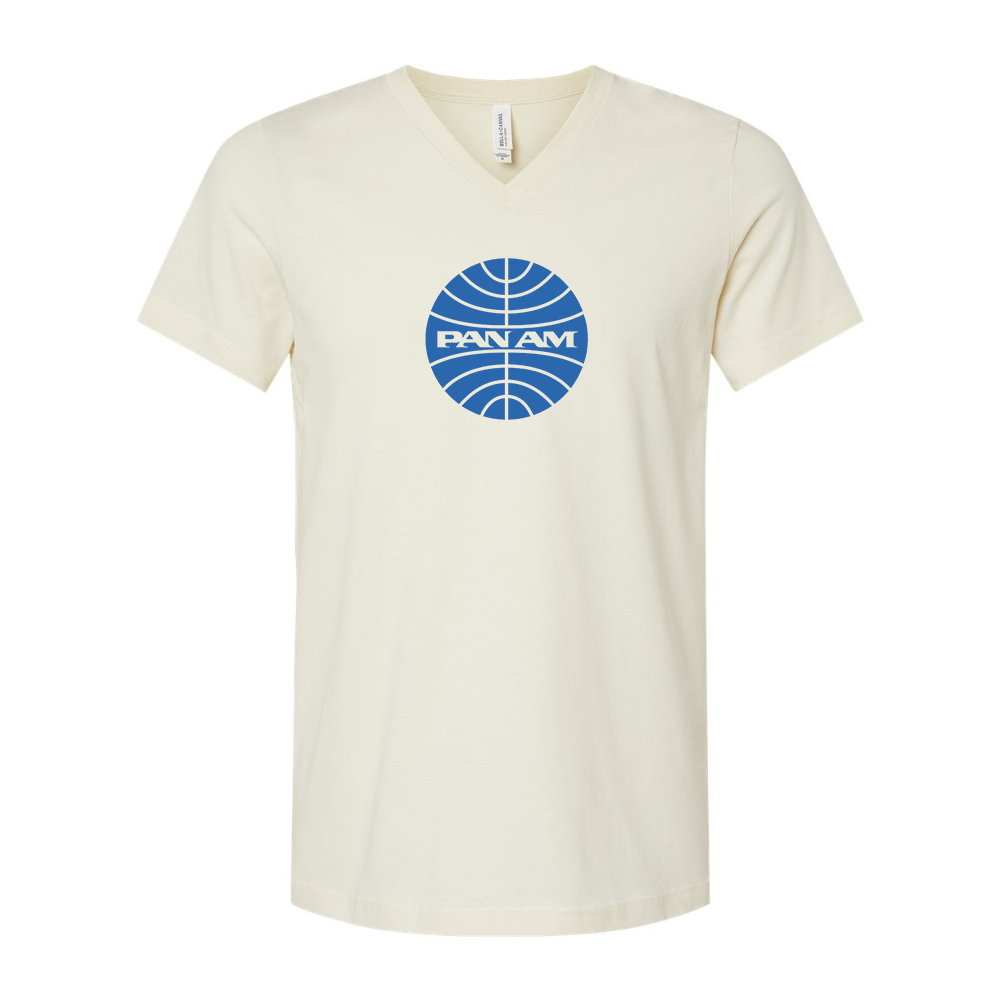 Pan Am  BELLA  CANVAS - Jersey V-Neck T-Shirt