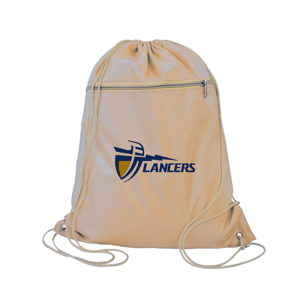 Bucknell Bison Q-Tees - Polyester Cinchpack