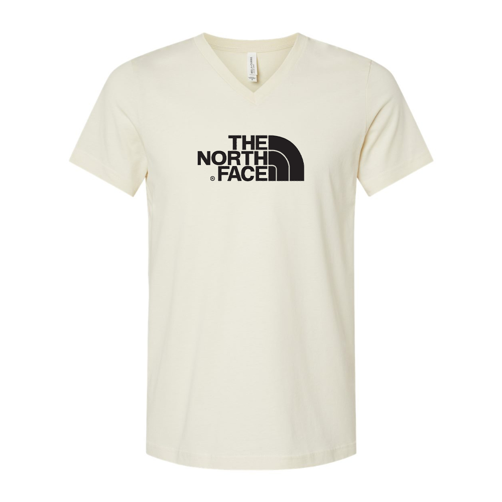 The North Face Black  BELLA  CANVAS - Jersey V-Neck T-Shirt