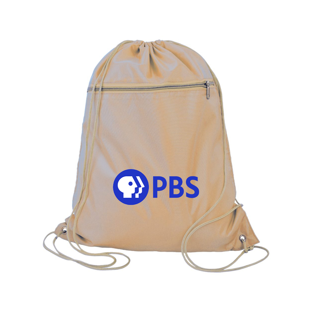 PBS Blue  Q-Tees - Polyester Cinchpack
