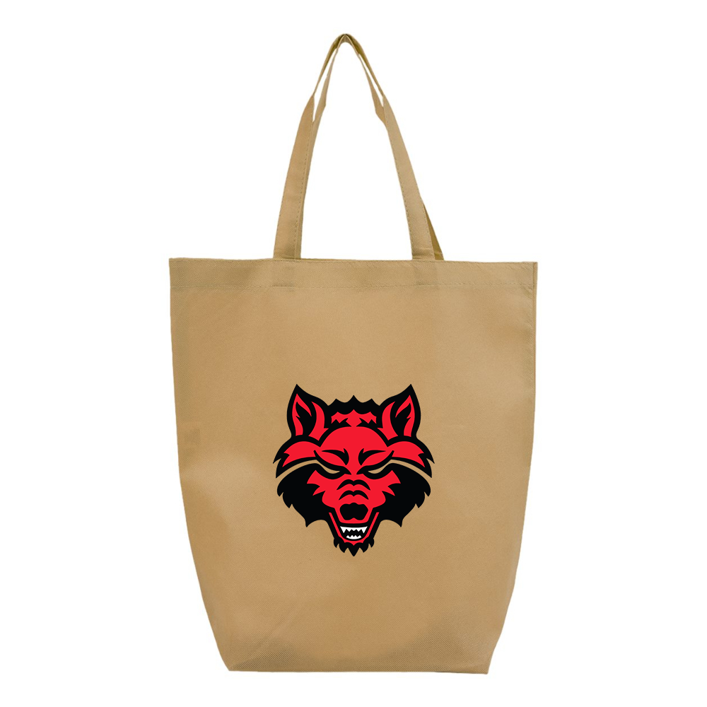 Arkansas State Red Wolves Q-Tees Non-Woven Gusset Bottom Tote