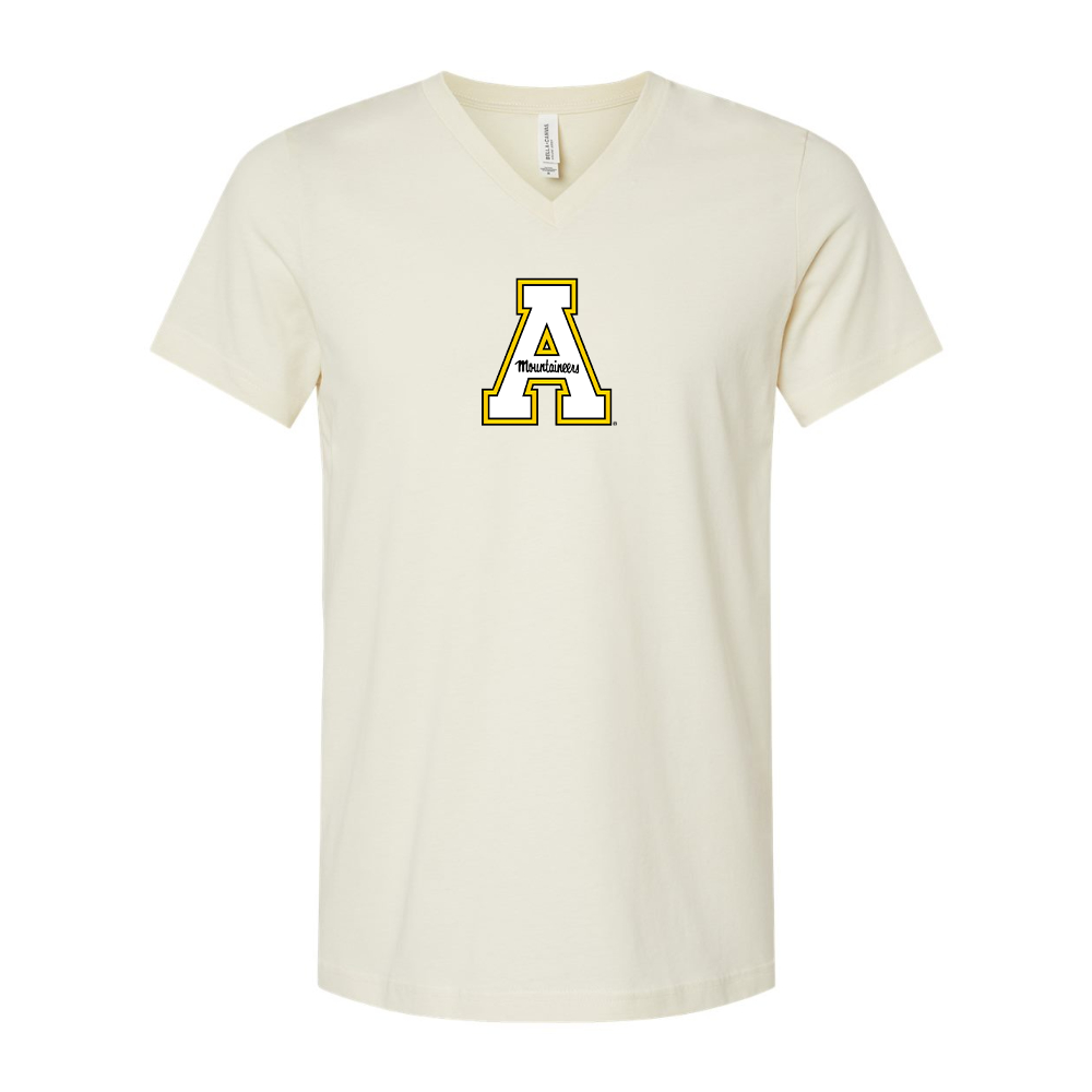 Appalachian State Mountaineers BELLA  CANVAS - Jersey V-Neck T-Shirt