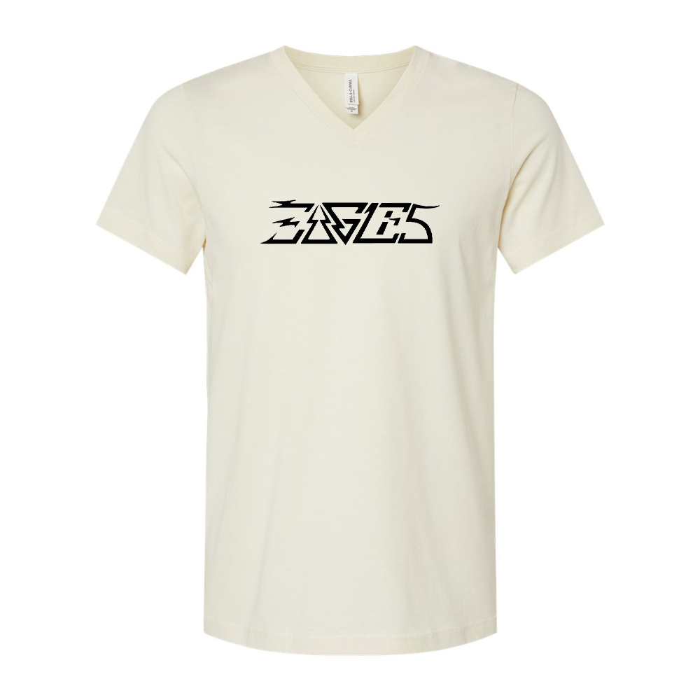 Eagles BELLA  CANVAS - Jersey V-Neck T-Shirt
