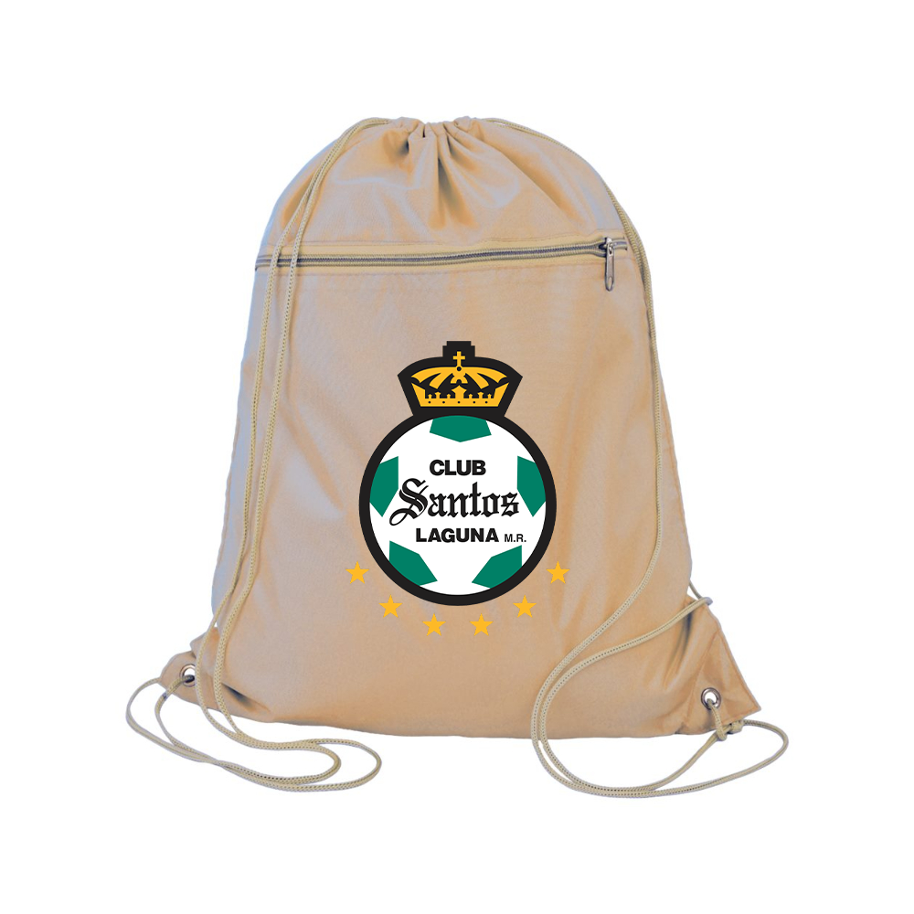 Santos Laguna Soccer Q-Tees - Polyester Cinchpack