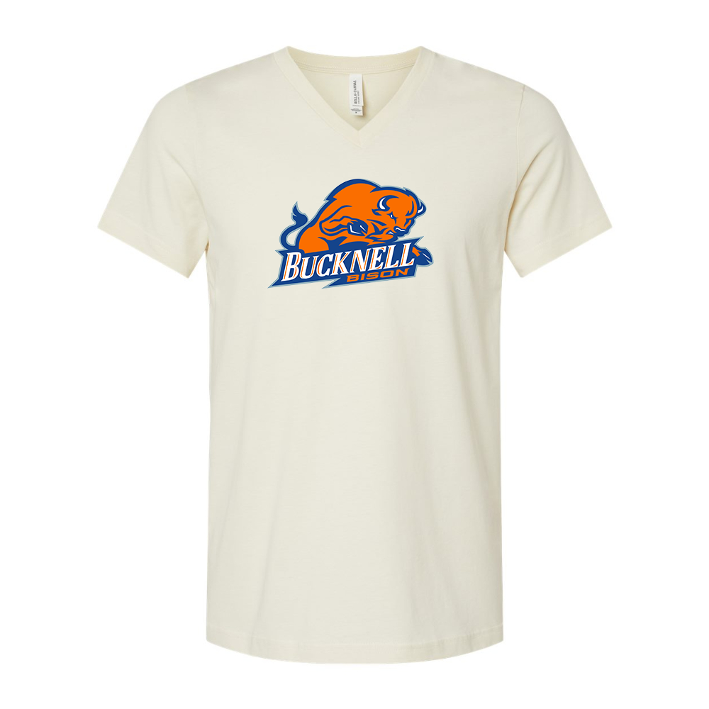 Bucknell Bison BELLA  CANVAS - Jersey V-Neck T-Shirt