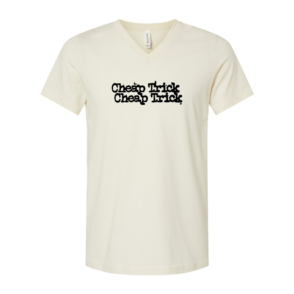Cheap Trick   BELLA  CANVAS - Jersey V-Neck T-Shirt
