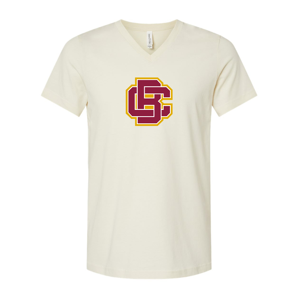 Bethune Cookman Wildcats BELLA  CANVAS - Jersey V-Neck T-Shirt