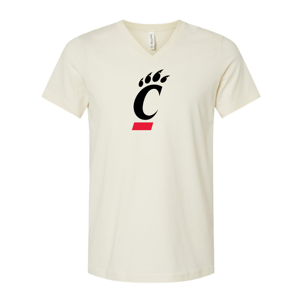 Cincinnati Bearcats BELLA  CANVAS - Jersey V-Neck T-Shirt