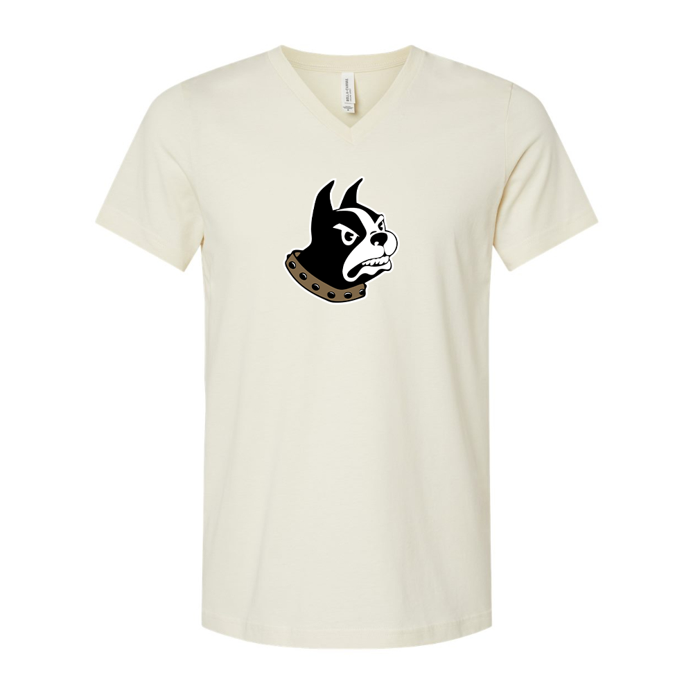 Woffrd Terriers BELLA  CANVAS - Jersey V-Neck T-Shirt