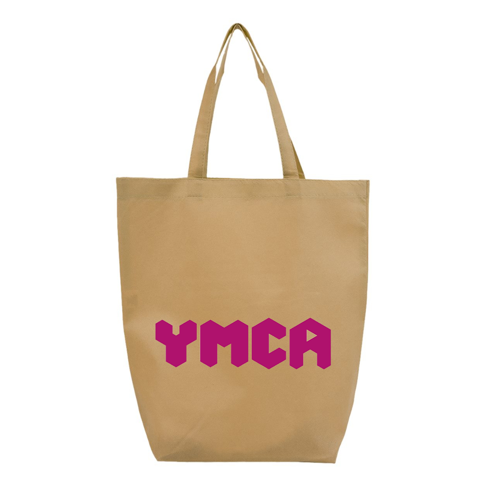 YMCA Mauve Q-Tees Non-Woven Gusset Bottom Tote
