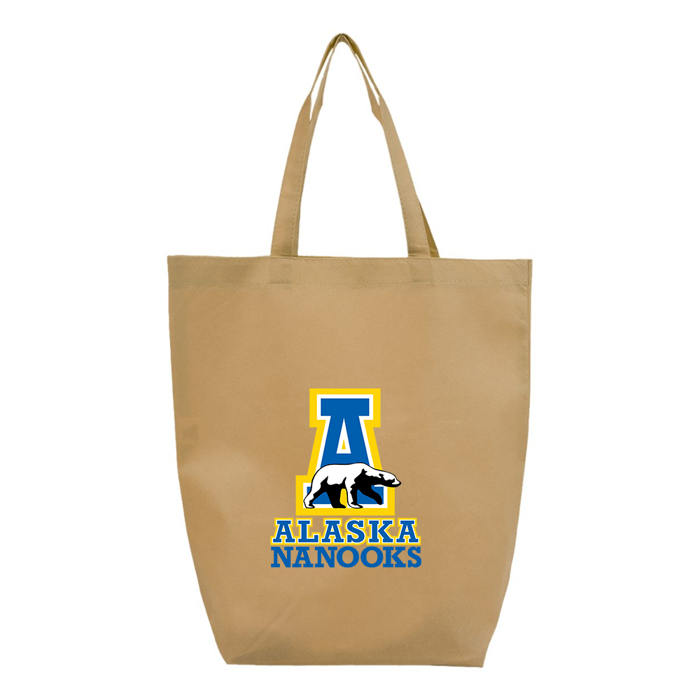 Alaska Nanooks Q-Tees Non-Woven Gusset Bottom Tote