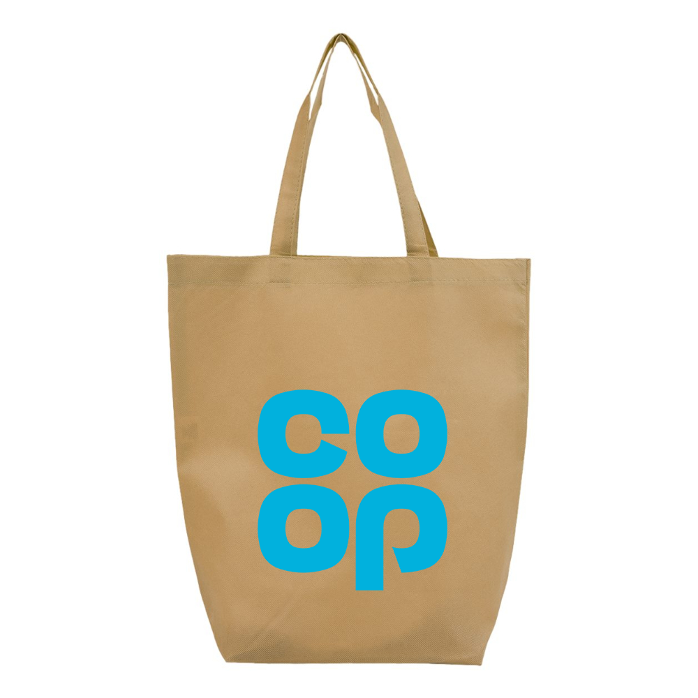 CoOp Q-Tees Non-Woven Gusset Bottom Tote