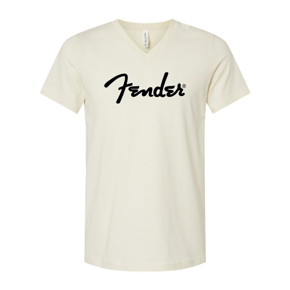 Fender BELLA  CANVAS - Jersey V-Neck T-Shirt
