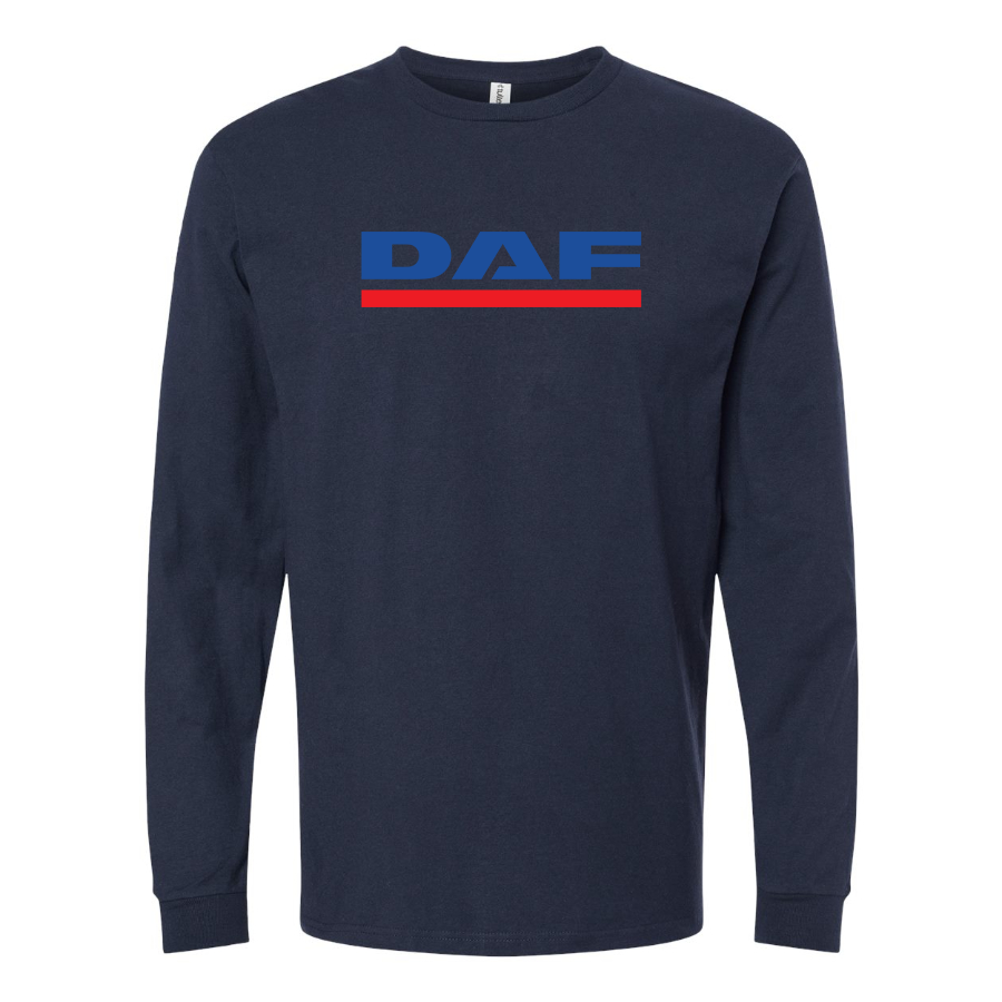 Men's  DAF Logo Cotton Long Sleeve T-Shirt