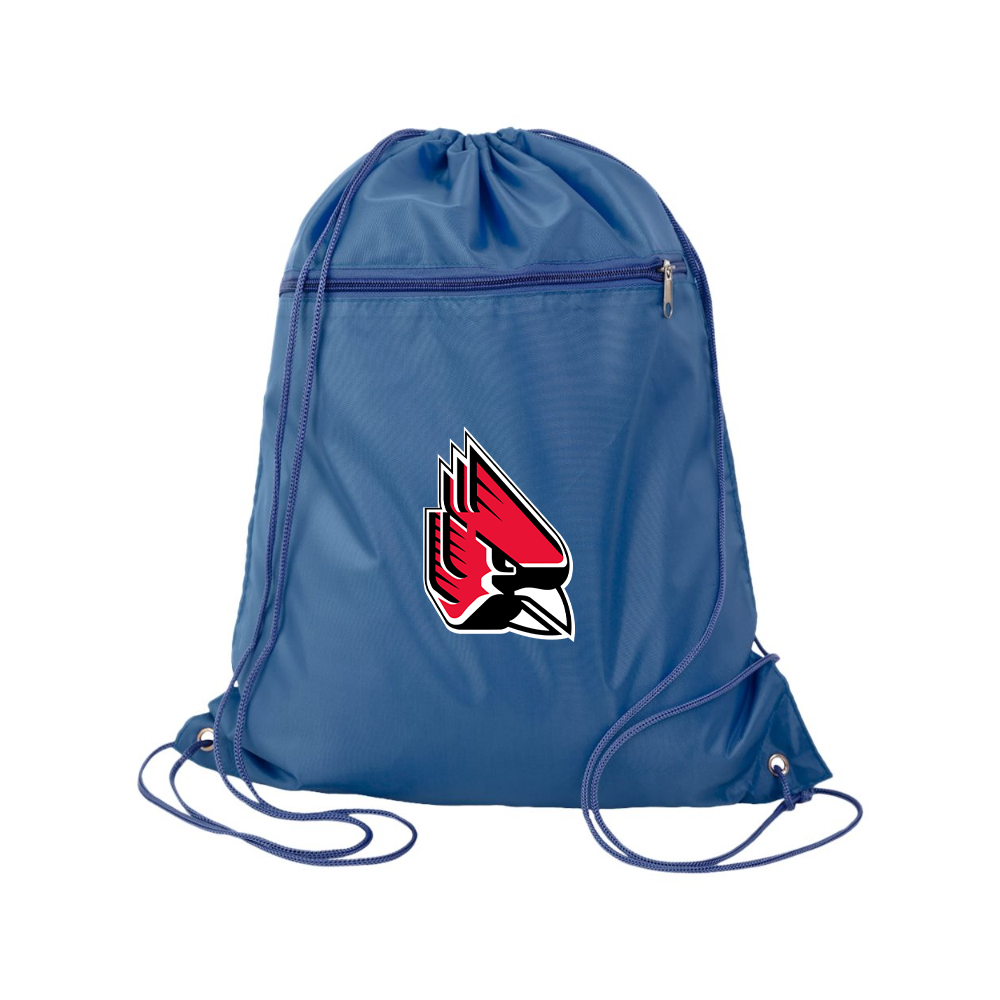 Ball State Cardinals Q-Tees - Polyester Cinchpack