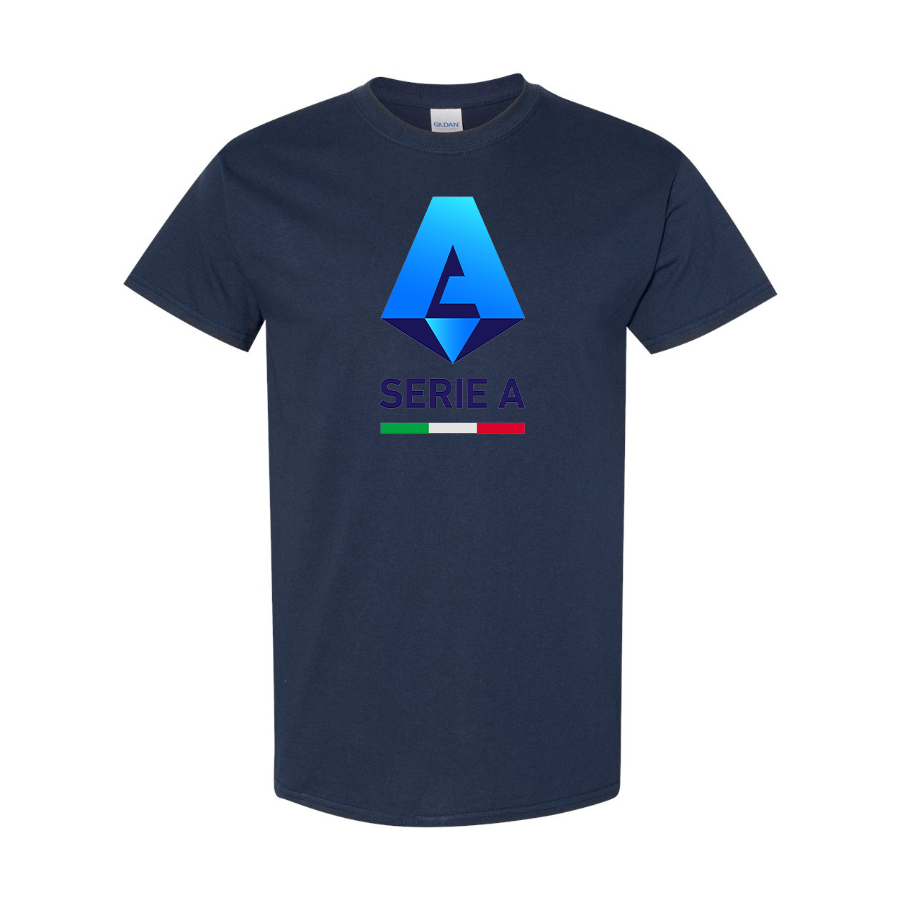 Men's Italian Serie A Logo Cotton T-Shirt