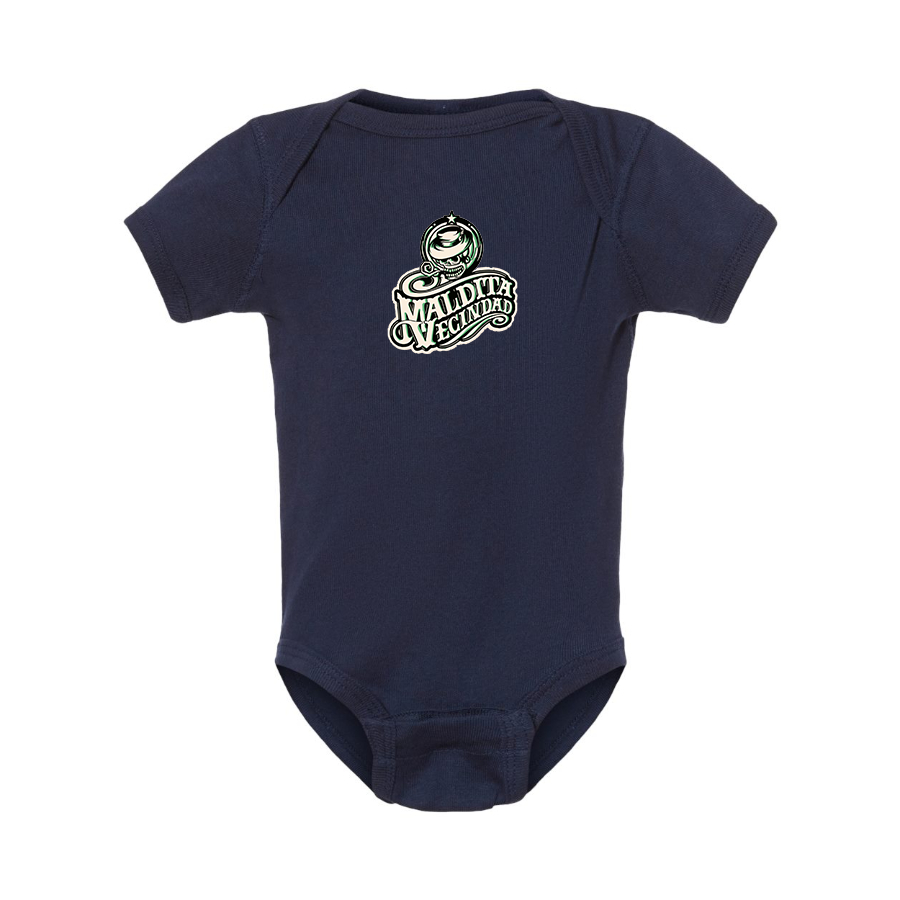 Maldita Vecindad Logo Baby Onesie Romper