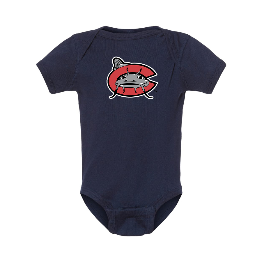 Carolina Mudcats Logo Baby Onesie Romper