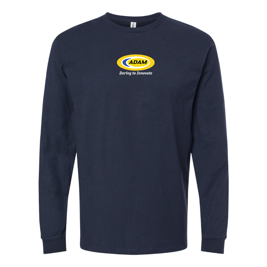 Men's Adam Motors  Logo Cotton Long Sleeve T-Shirt